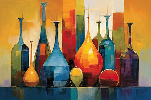 Bouteilles abstraites