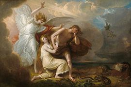 Benjamin West,The expulsion of Adam and Eve from Paradise