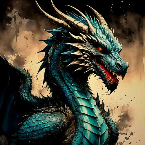 Majestueuze draak