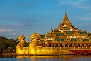 Die königliche Barke in Yangon