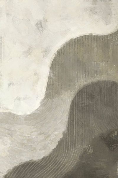 Getrapte Stilte | Taupe van Kanzo