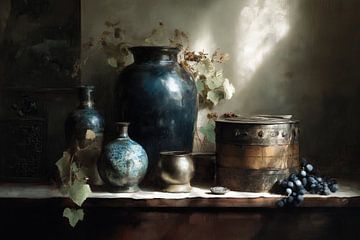 Blaue Vase | Blaues Gefäß