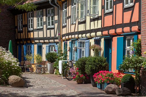 Stralsund : Johanniskloster, courtyard