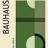Bauhaus, in groen tinten van Hilde Remerie Photography and digital art