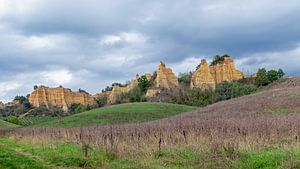 Landschaft der Mona Lisa, Le Balze, Toskana, Italien