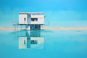 Architektonisches Meisterwerk im Meer