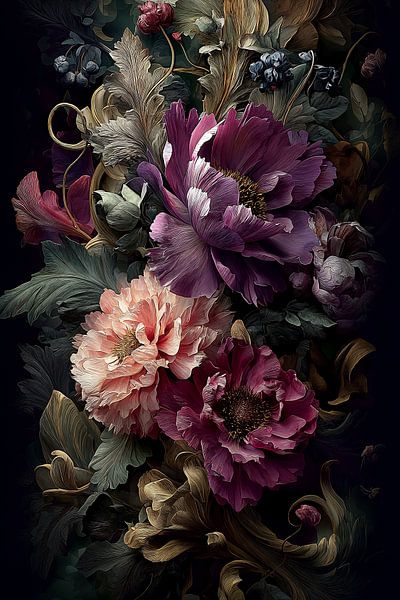 Bloemen met Barokke twist no.9 van Studio BB