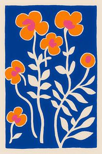 Blumenparty in Popart