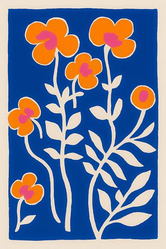 Blumenparty in Popart