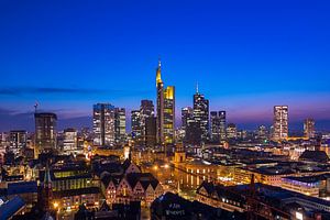 après le coucher du soleil, vue de Francfort sur Fotos by Jan Wehnert