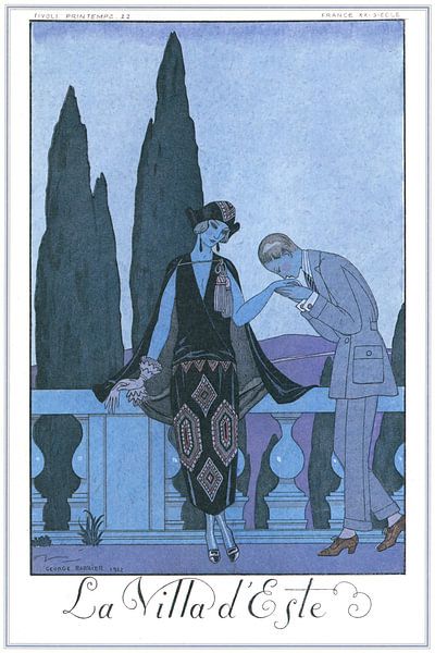George Barbier - La Villa d'Este van Peter Balan