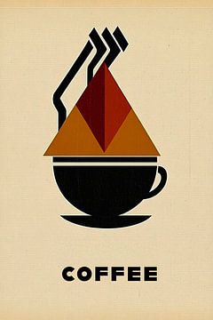 Kubistische Koffie van Karina Brouwer
