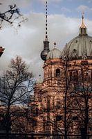 Berliner Dom Fernsehturm Berlin Straßenfotografie