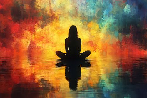 schilderachtig spiritueel portret