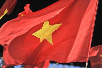 Vietnamese flag by Richard Wareham