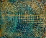 Abstraktes Ölgemälde mit einem Muster aus geschwungenen Linien  von Joriali Abstrakte Kunst Miniaturansicht