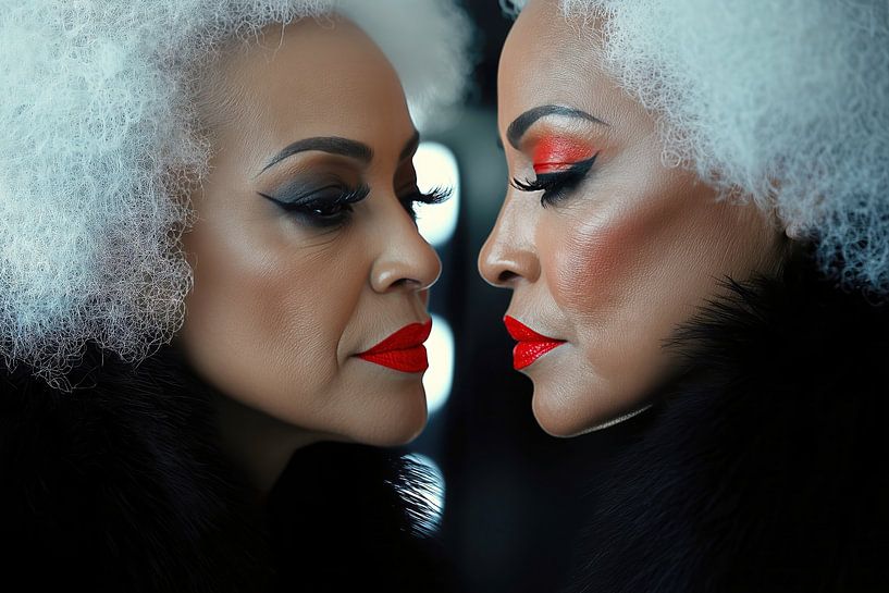 Glamour-Duell im Beautysalon von Frank Heinz