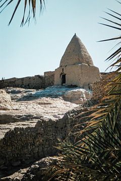 Modderstenen gebouw, Bahariya Oase, Egypte van Imladris Images