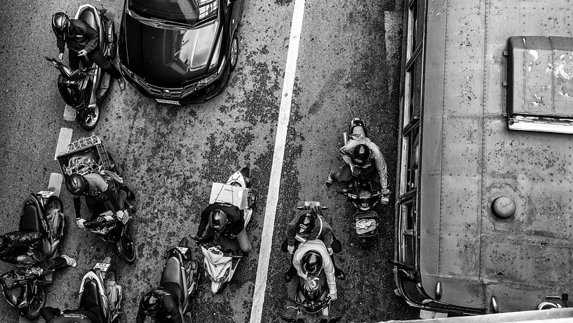 Hectische verkeer Bangkok van boven! von Jeroen Somers