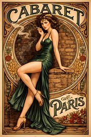 Poster: Cabaret de Paris by Linda de Klein