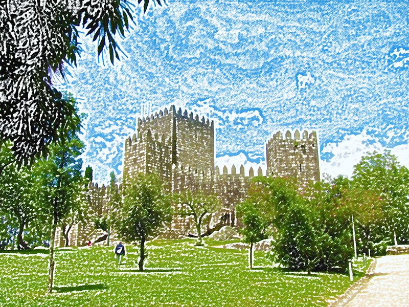 Kasteel van Guimarães van Arty Crafty