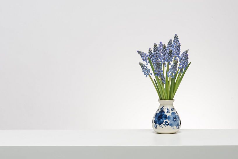 Delftsblauwe druifjes par Roderick van de Berg