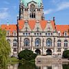 New City Hall in Maschpark , Hanover, Lower Saxony, Germany, Europe by Torsten Krüger