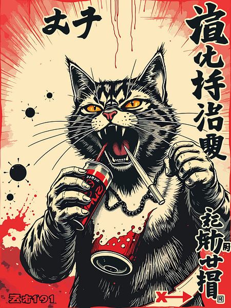 Japanese Cat by okta rendy
