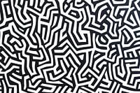 Black on white