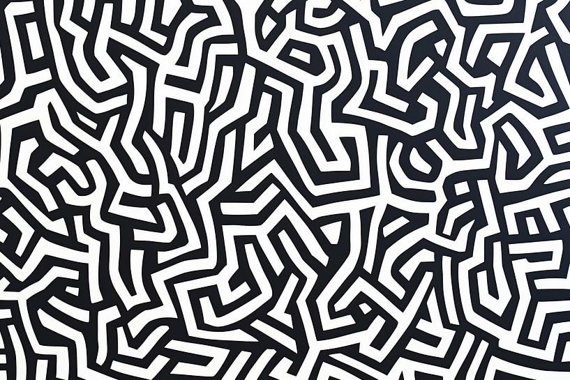 Black on white by Thea