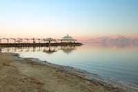 Pastel colors of the Dead Sea