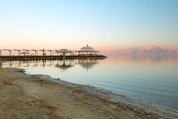 Pastel colors of the Dead Sea by Adriana Zoon