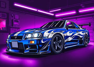 Nissan Skyline GT-R R34 van MIROKKU