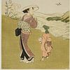 Suzuki Harunobu - La rivière aux joyaux de Plovers (Chidori no Tamagawa),... sur Peter Balan