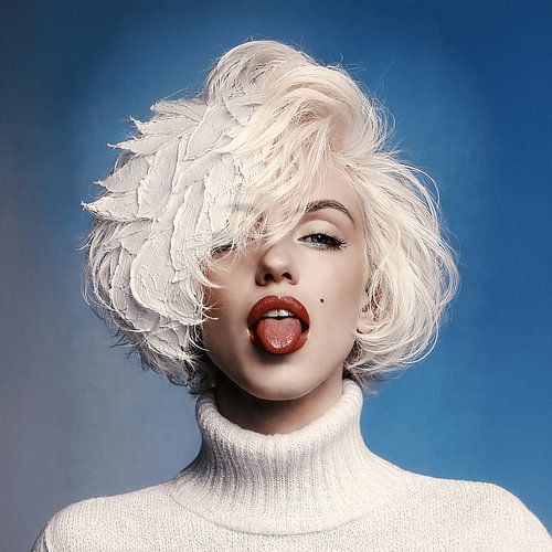 Portrait rétro-glamour