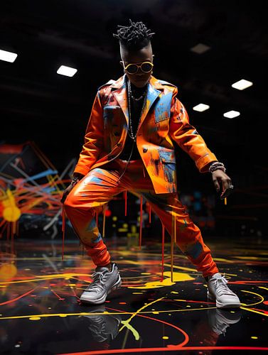 Schilderwerk van een Rebelse kunstenaar