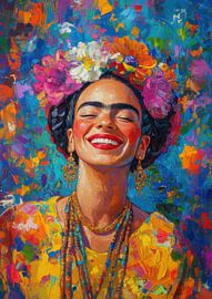 Frida: Blühende Seele in leuchtenden Farben von Niklas Maximilian