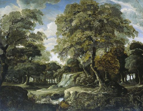 Uitzicht in het bos, Jan van der Heyden