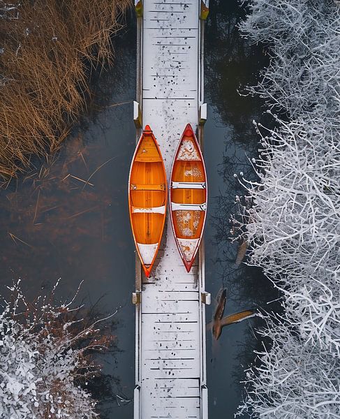 Boot romantiek van fernlichtsicht