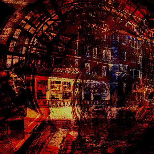 FRANKRIJK: ABSTRACT ZICHT OP STRASBOURG