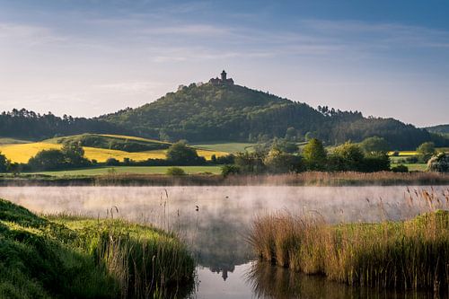 Een nieuwe ochtend aan de voet van kasteel Wachsenburg