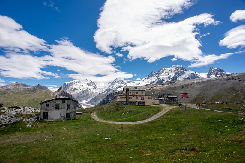 Berg Matterhorn Zermatt Schweiz von Alida Stam-Honders