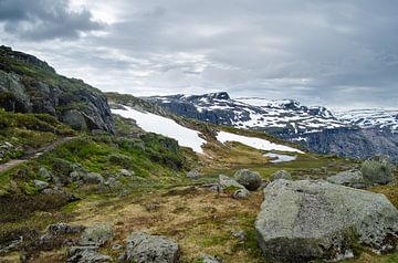Bergpas in Ringedalsvatnet - Noorwegen