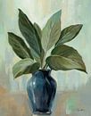 Mint en Blue Still Life, Silvia Vassileva van Wild Apple thumbnail