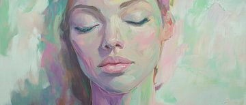 Gentle tranquillity in the colours of dreams by Poster Art Shop