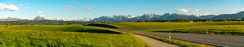 Oost Allgäu bergpanorama