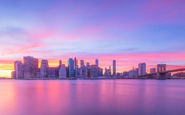 Skyline New York City - Manhattan (USA) van Marcel Kerdijk