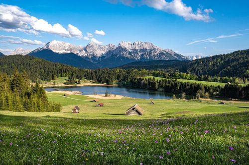Geroldsee (Wagenbrüchsee) mit Karwendelgebirge
