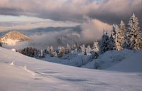 Winterweer op de top