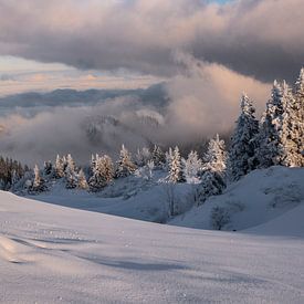 Winterliches Wetter auf dem Gipfel von Anselm Ziegler Photography